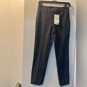 Theory Nocturne Navy Pintuck Pant Size 2 New with tags